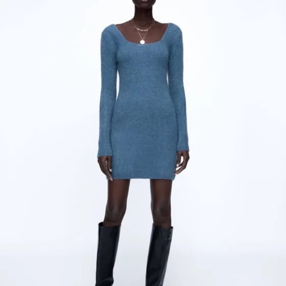 ZARA Sweater Knit Dress 💙